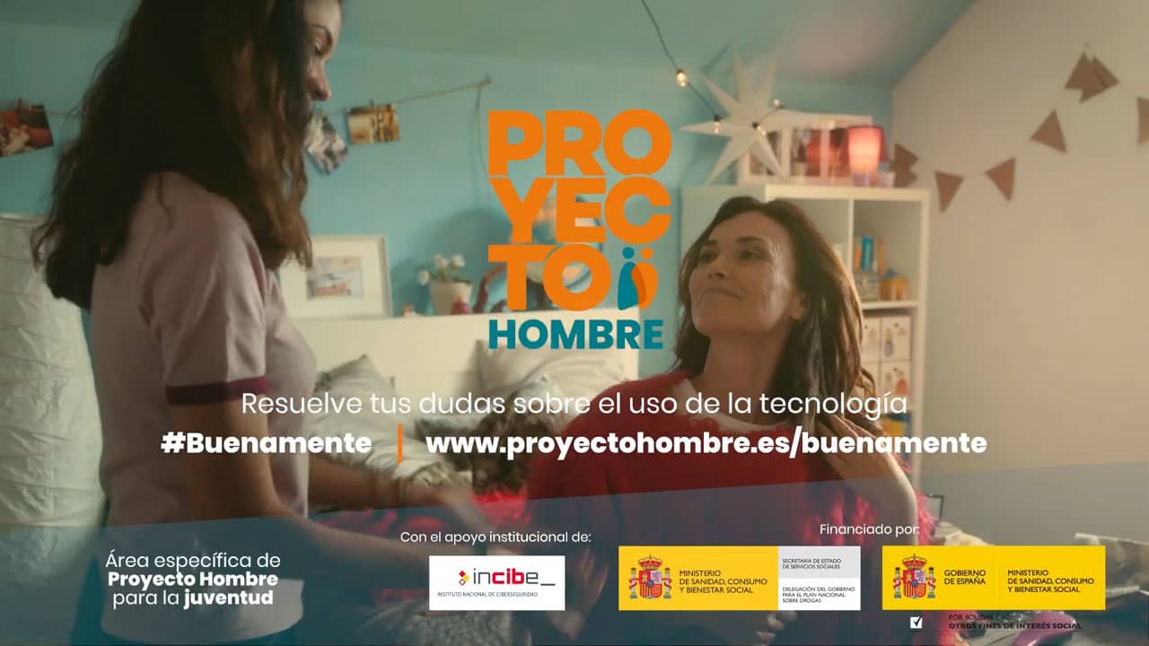 Nueva campaña de Proyecto Hombre centrada en la tecnología